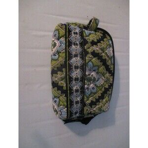 Vera Bradley Small Cosmetic Bag - Green/blue Paisley